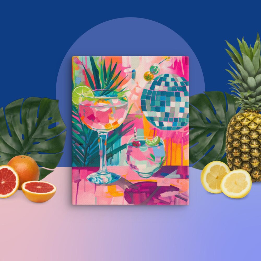 Disco and Cocktails canvas - Image 8
