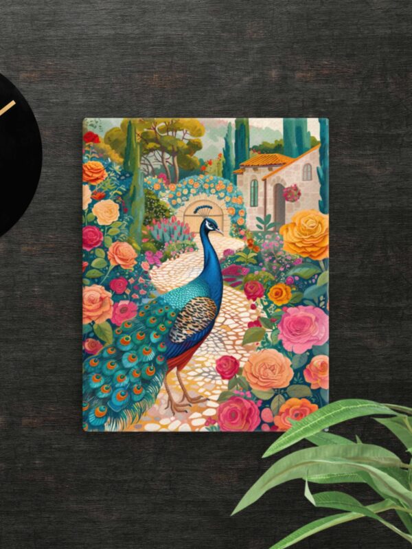 Peacock canvas - 11×14