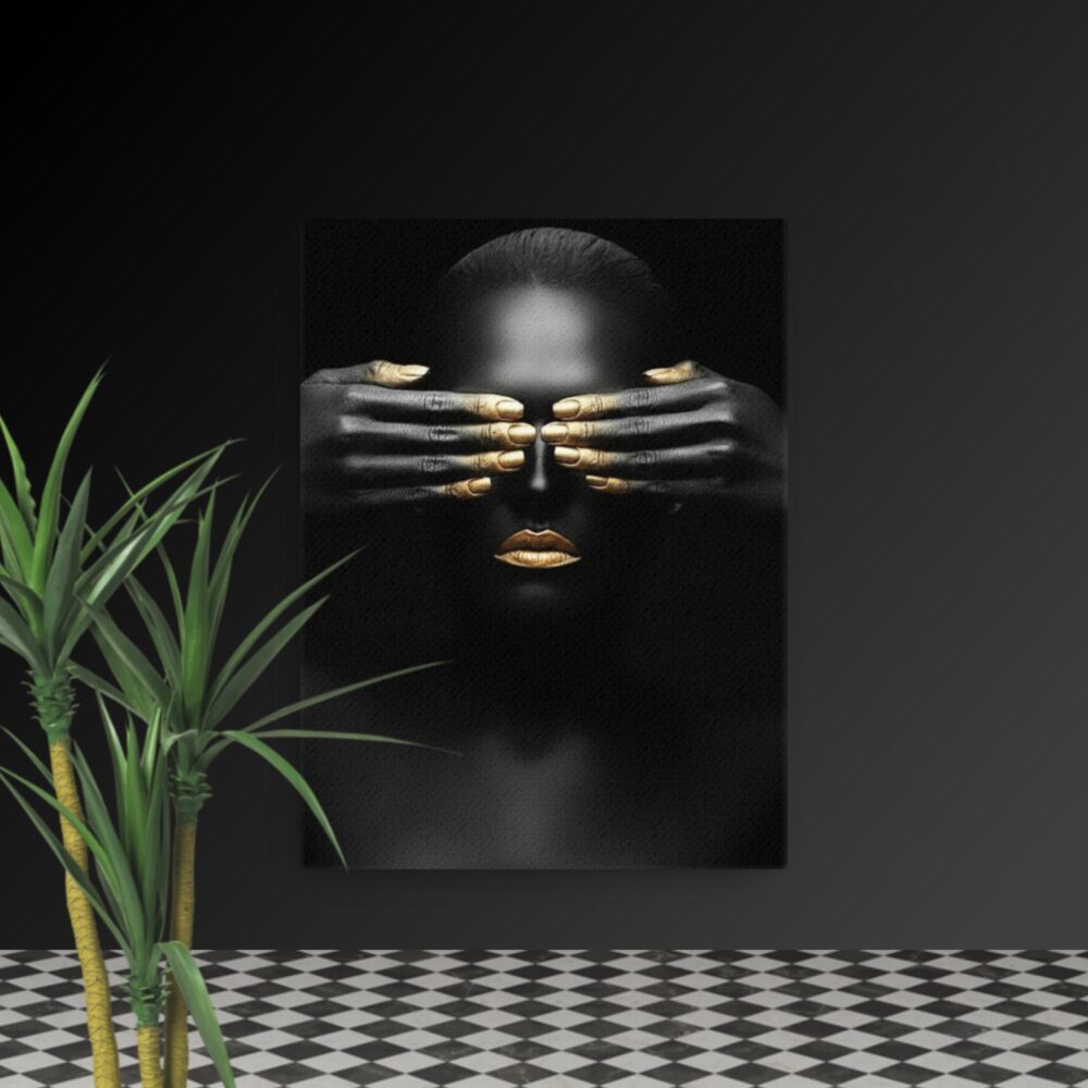 Closed eyes Thin canvas