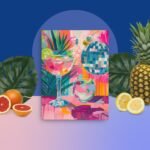 Disco and Cocktails canvas
