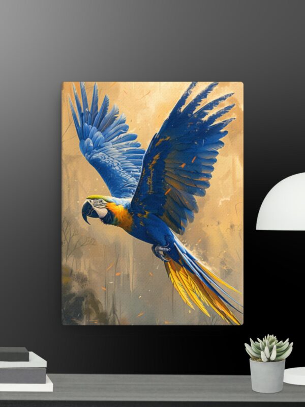 African Grey canvas - 12×16