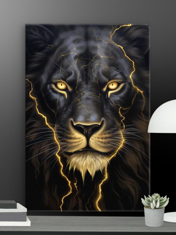 Tiger Strike canvas - 12×18