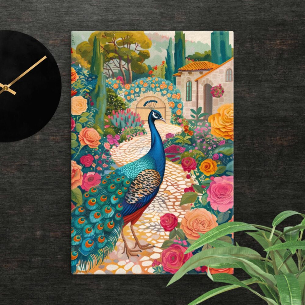 Peacock canvas - Image 7