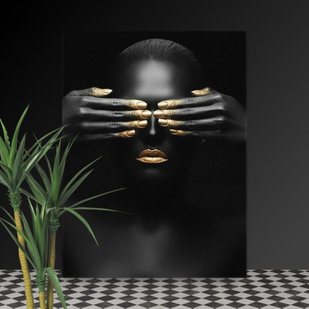 Closed eyes Thin canvas - Image 3