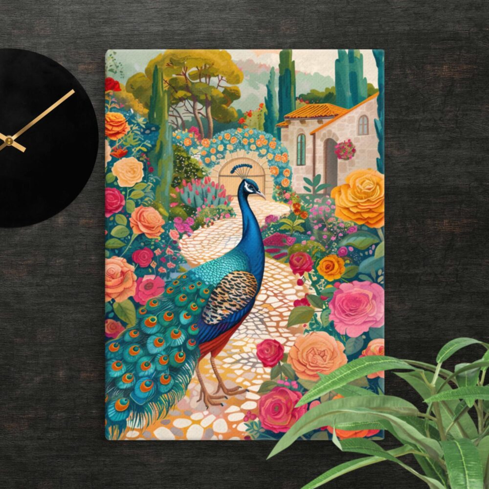 Peacock canvas - Image 9