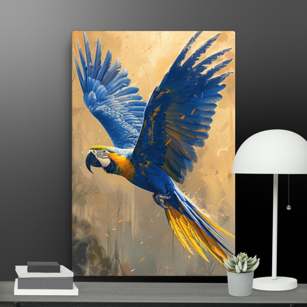 African Grey canvas - Image 11