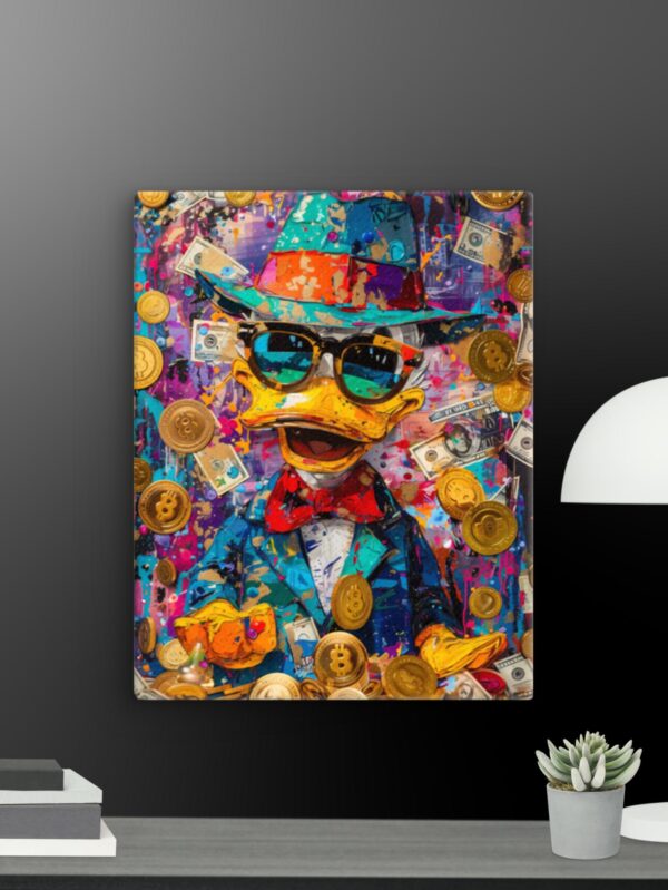 Pop Art Duck Style Canvas - 11×14