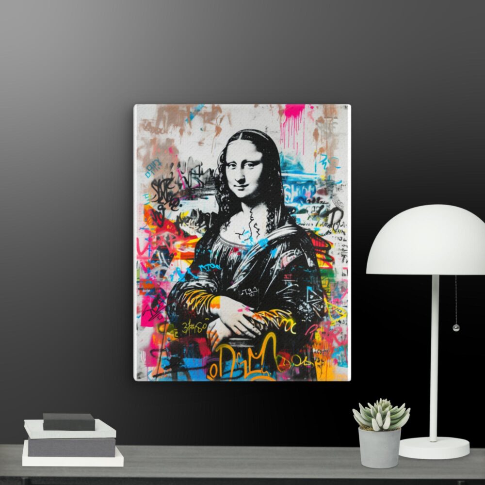 Moana Lisa Pop Art Style canvas - Image 7