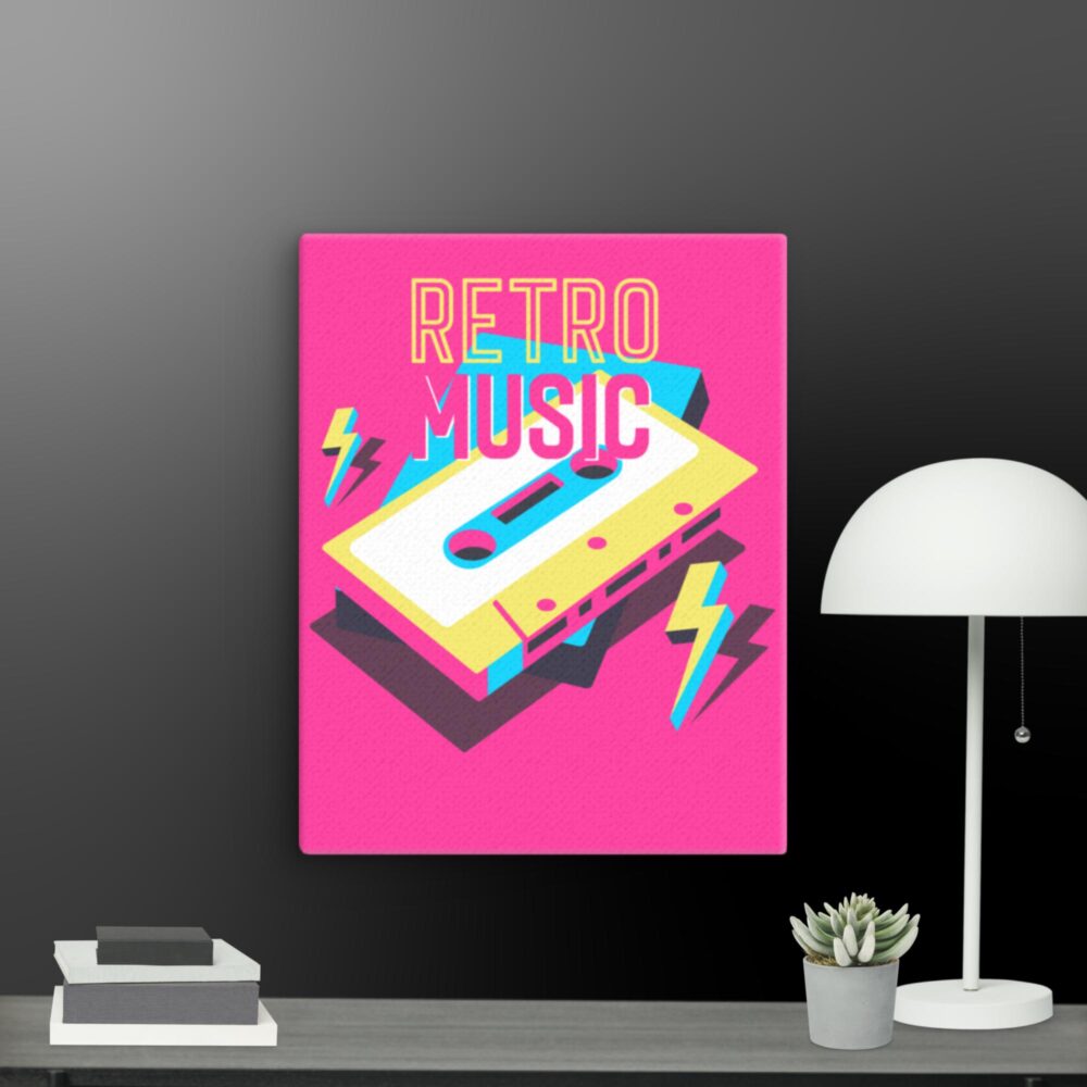 Retro Music canvas - Image 7