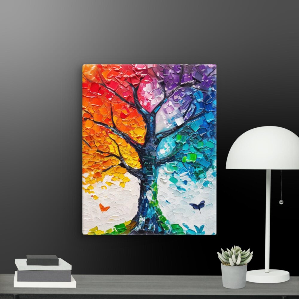 The Colourful tree canvas - Image 8