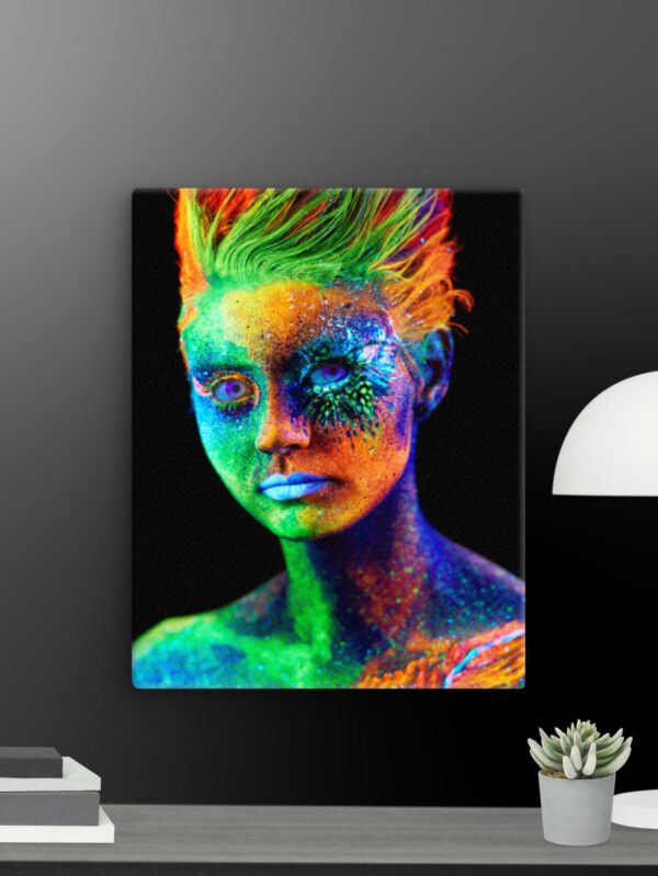 Mosaic Woman 2 canvas - 11×14