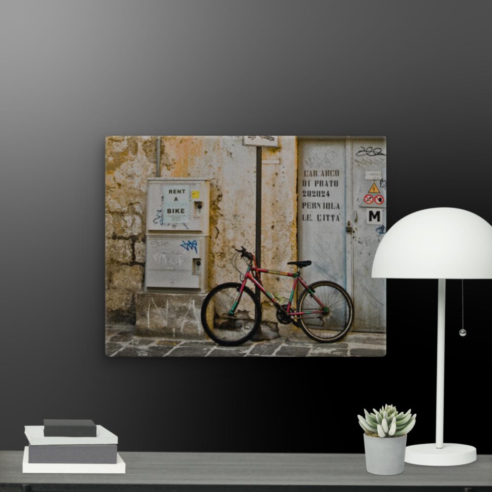 Italy Collection Bike Scene canvas - Image 10
