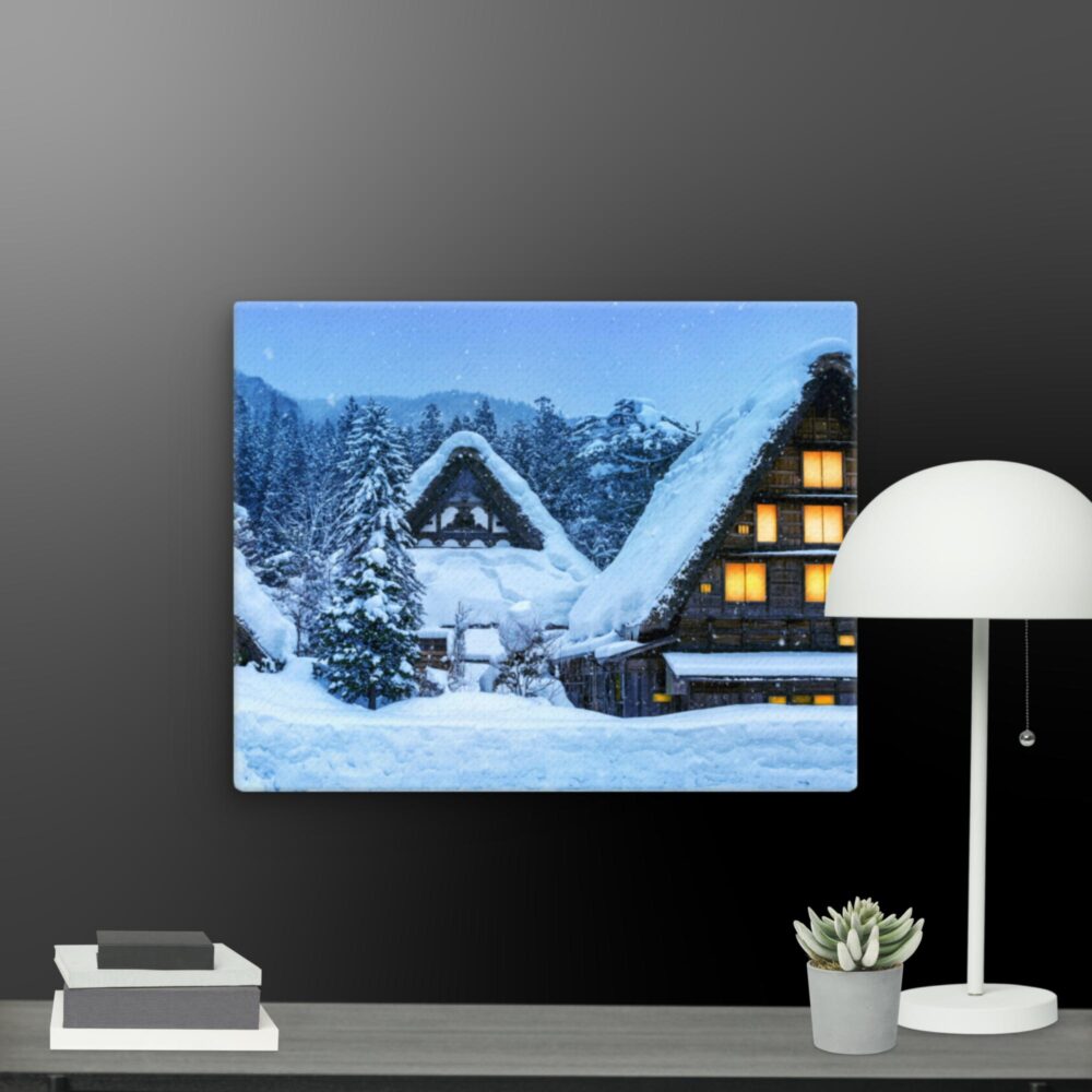 Snow Scene canvas - Image 10