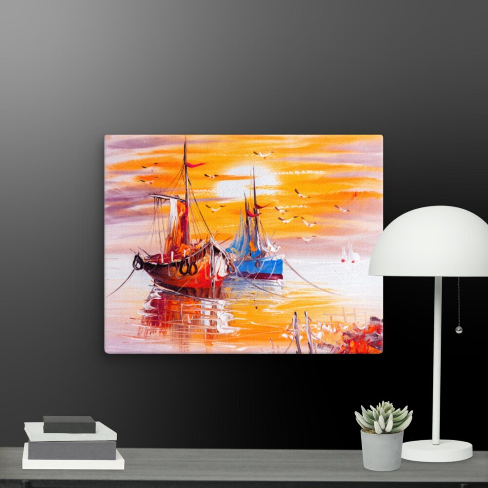 Ships at Sea canvas - Image 10