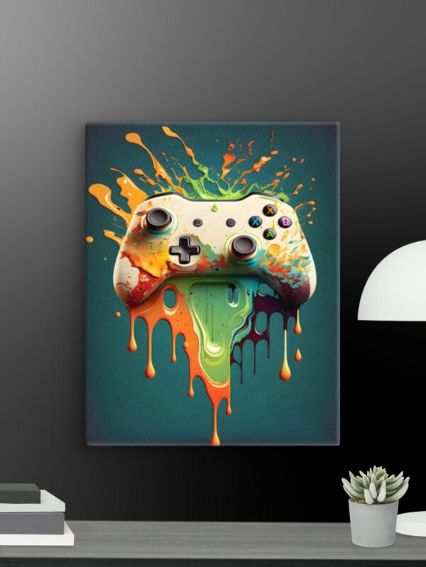 Gaming Splat Canvas - 11×14