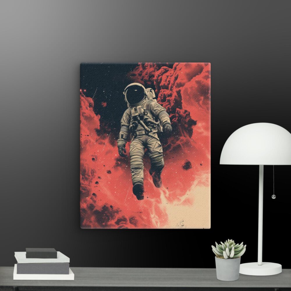 Walking Spaceman canvas - Image 8