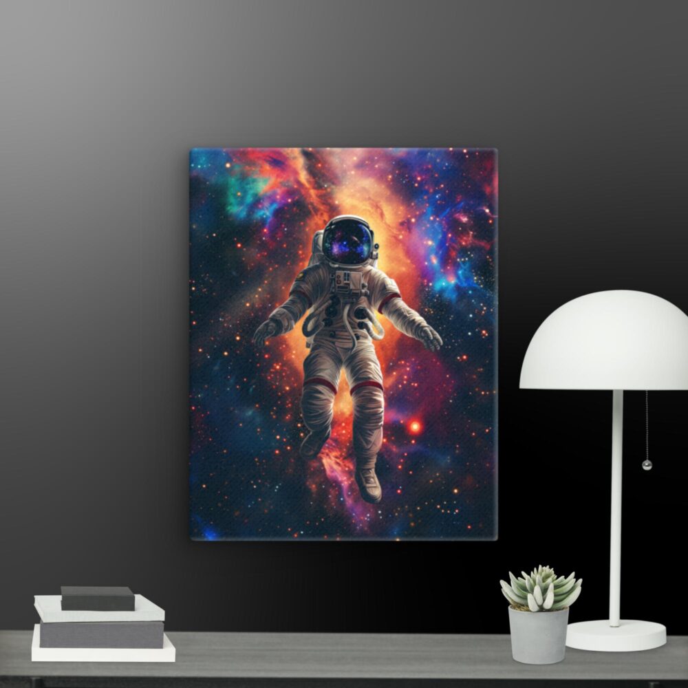 Colourful Astronaut canvas - Image 8