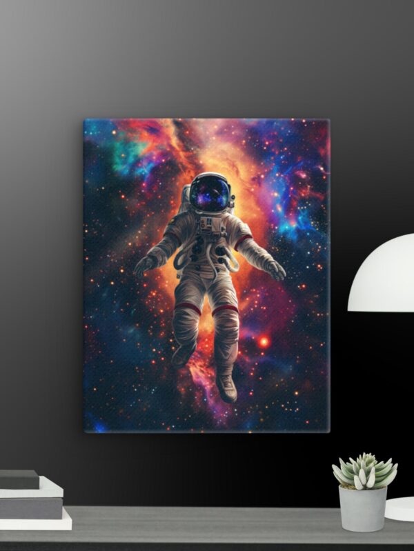 Colourful Astronaut canvas - 11×14