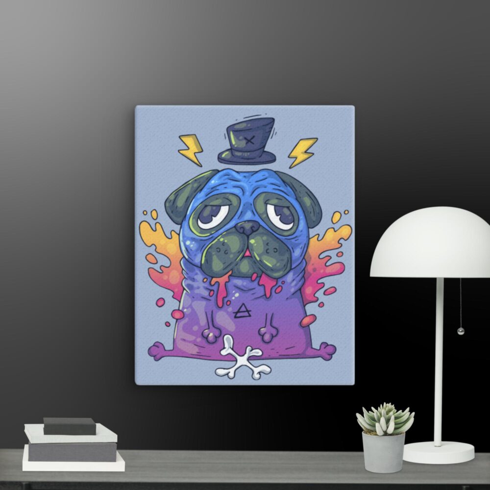 Pug Magician canvas - Image 8