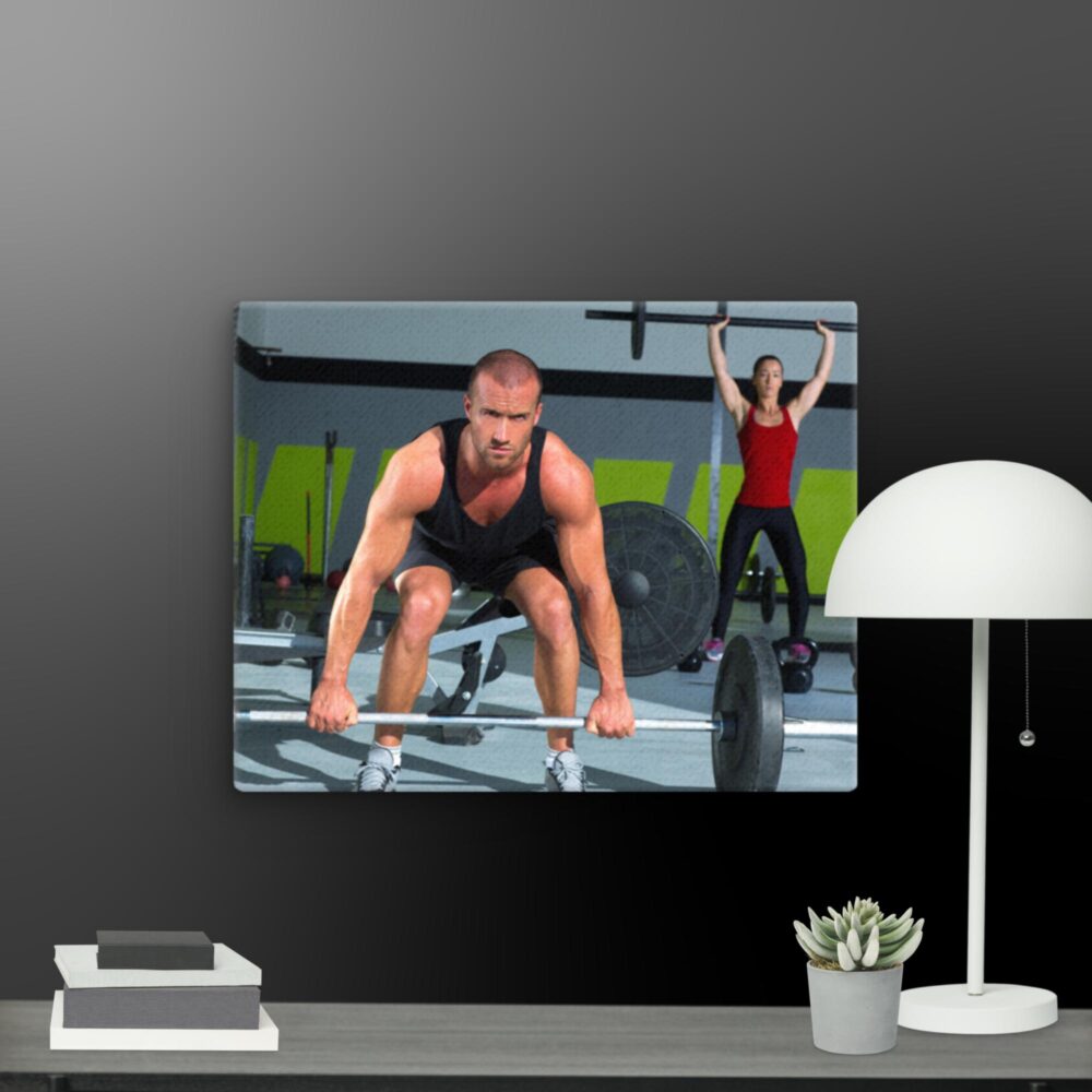 Lifting weights canvas - Image 10