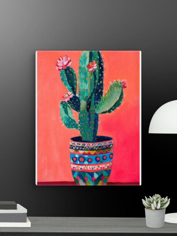 Cactus canvas - 11×14