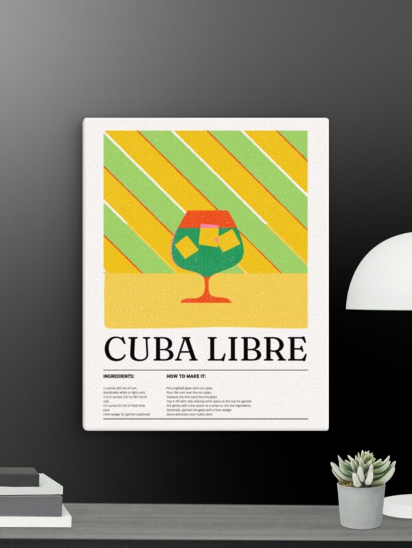 Cuba Libre canvas - 11×14