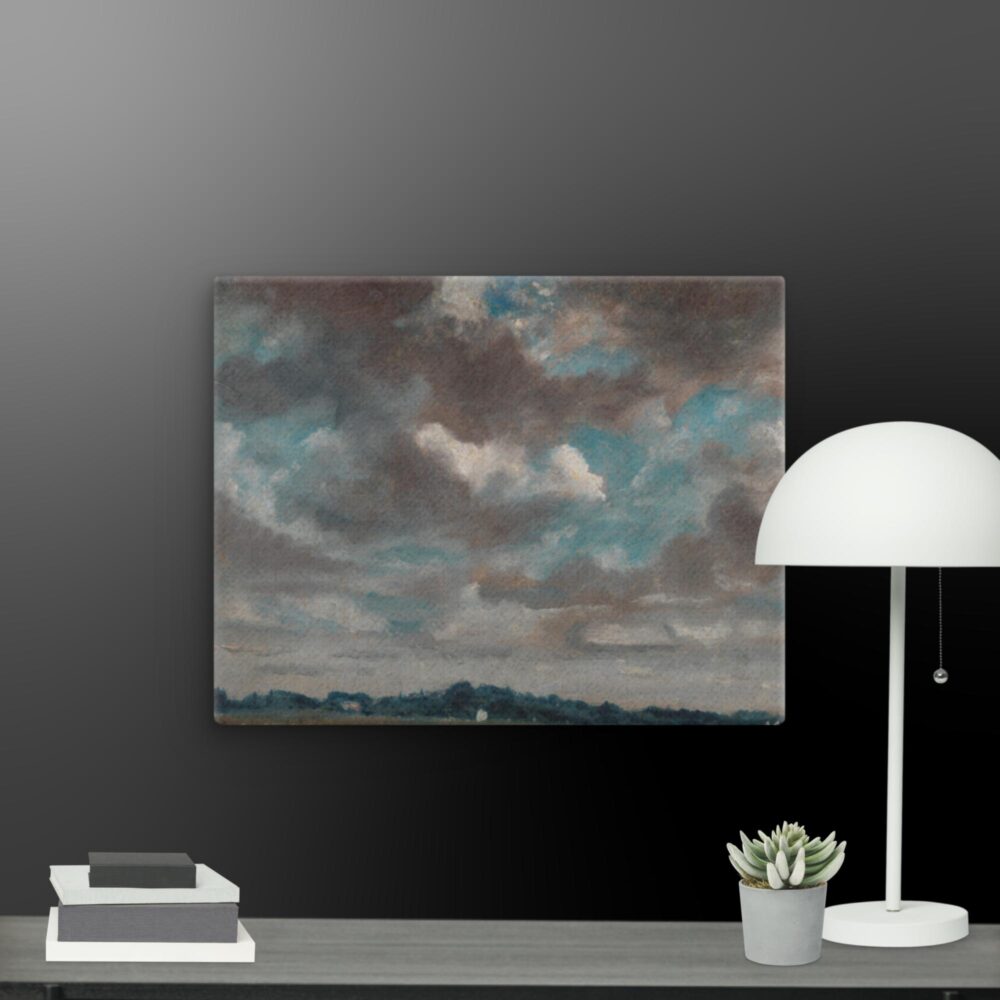 Grey clouds canvas - Image 10