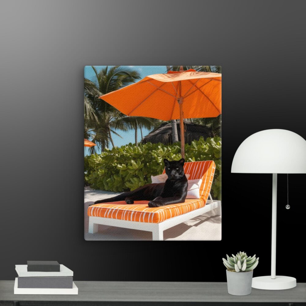 Chilled out panther canvas - Image 7