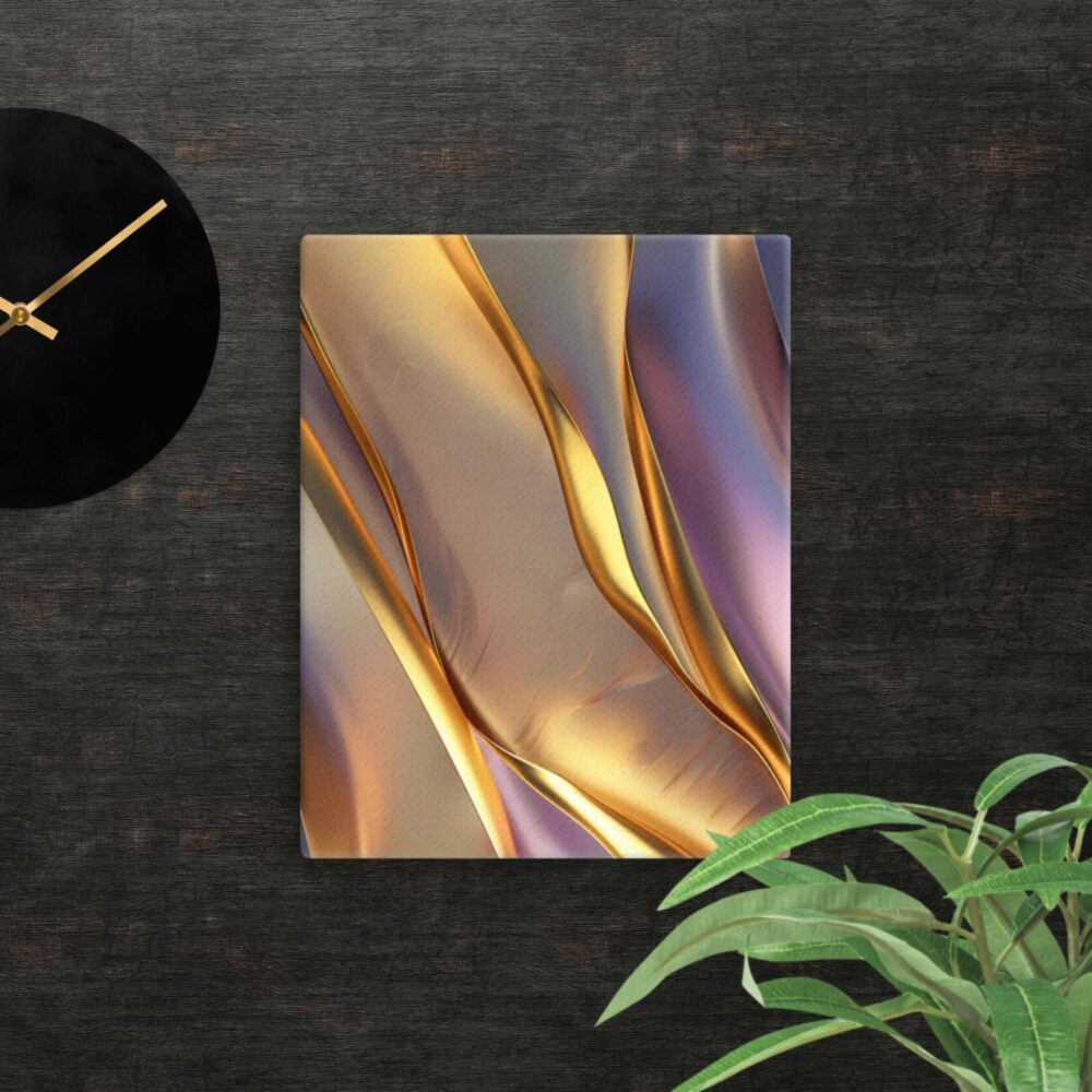 Gold and purple  canvas - Image 10