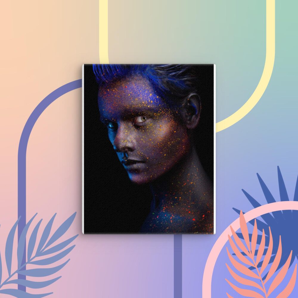 Glittery male canvas - Image 8