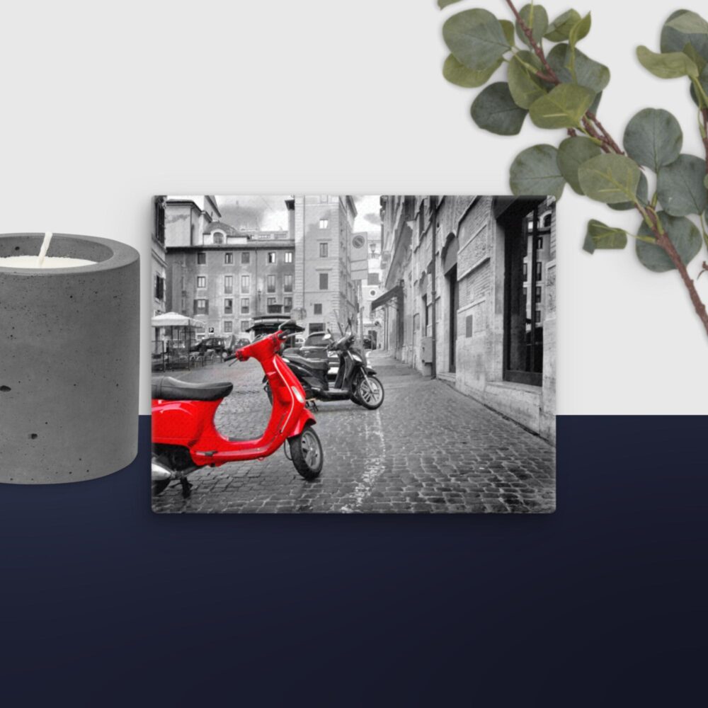 Red scene canvas - Image 10
