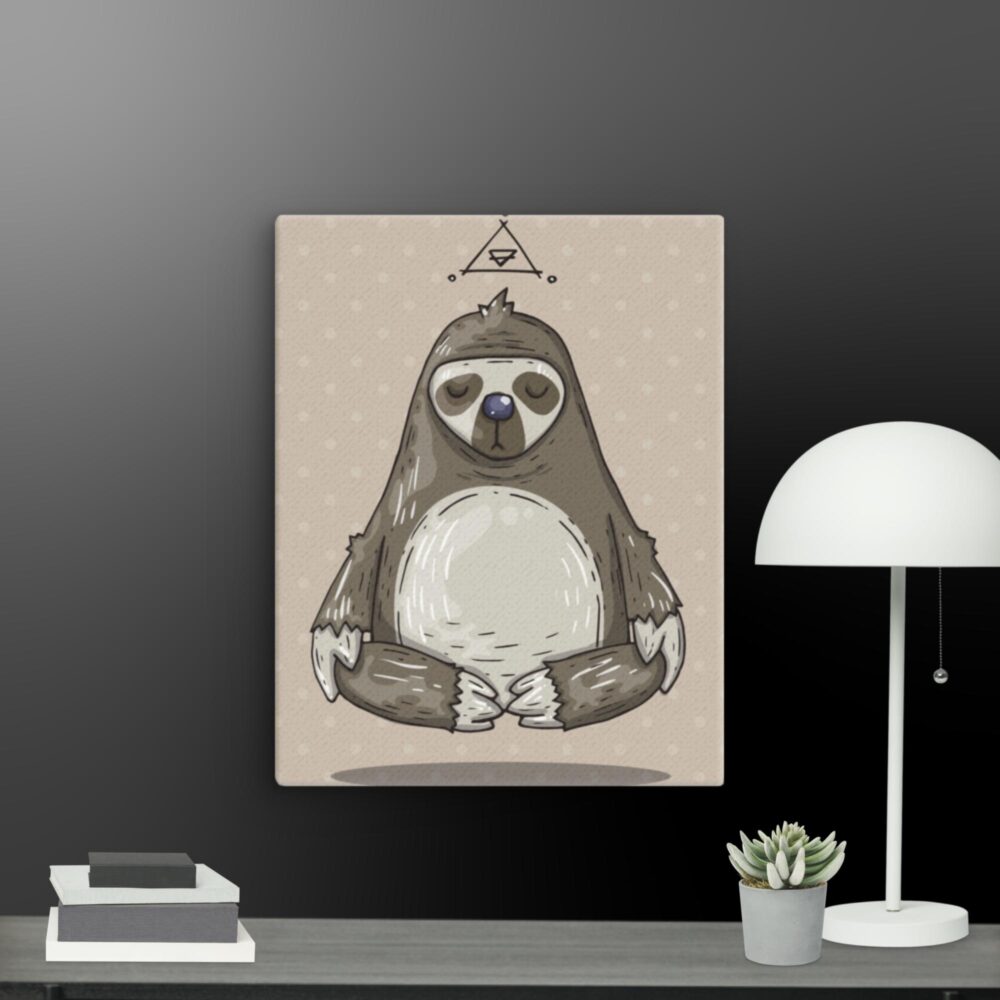 Sleeping sloth canvas - Image 10