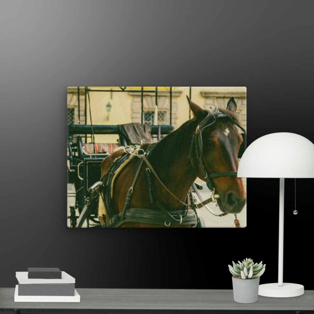 Horse with cart canvas - Image 10
