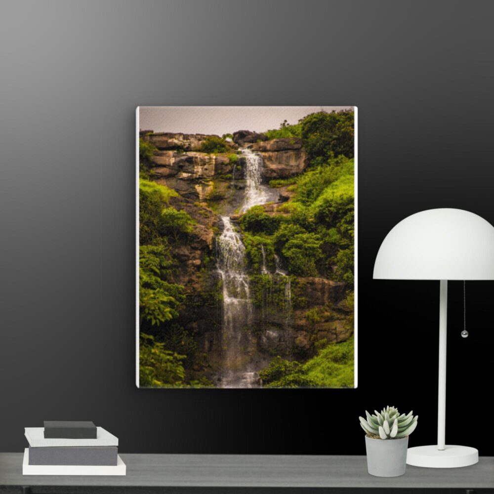Fast waterfall scene canvas - Image 8
