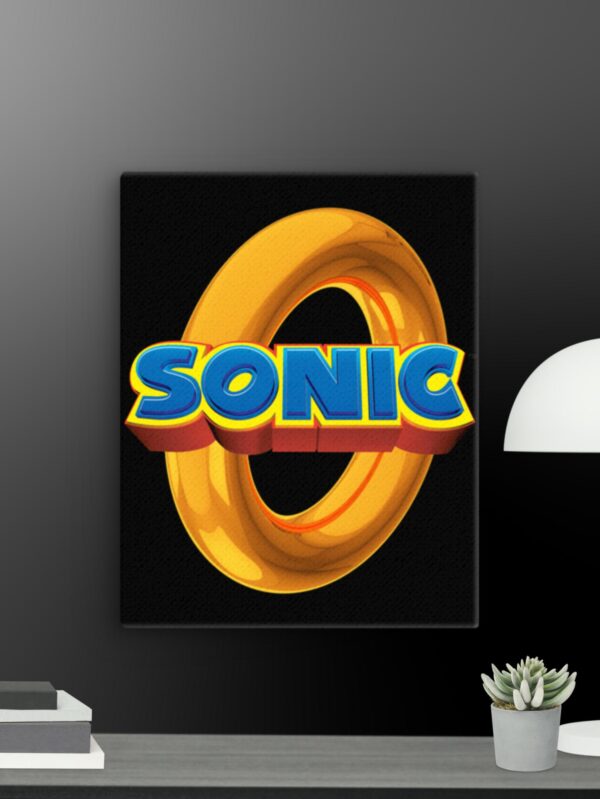 Sonic logo canvas - 11×14