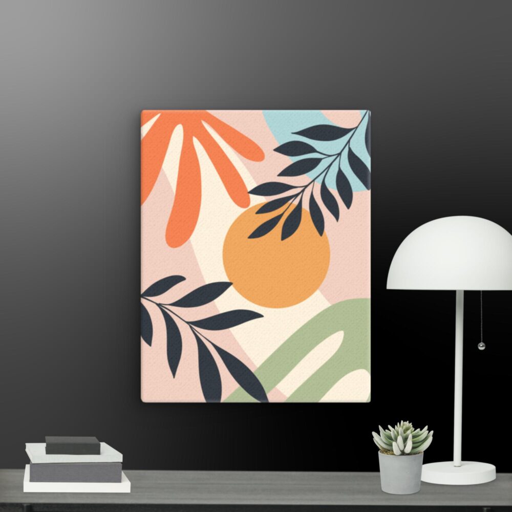 Bohemian Orange sun canvas - Image 10
