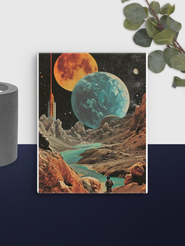 Space scene canvas - 11×14