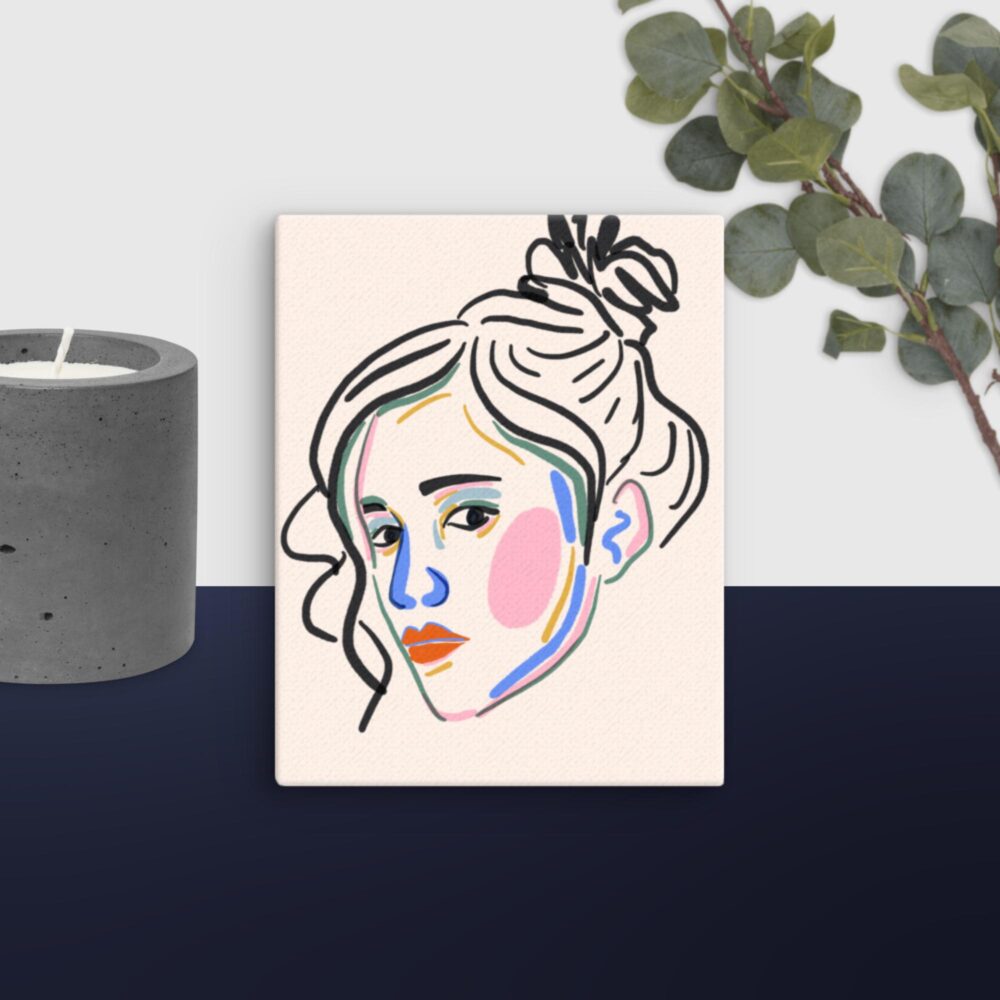 Contemporary female canvas - Image 10