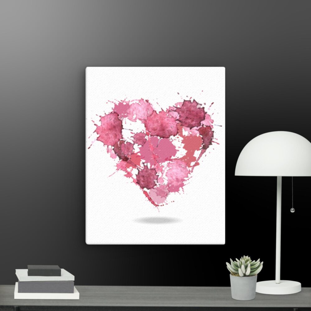 Love heart canvas - Image 10