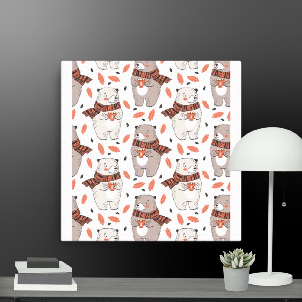All over bears canvas