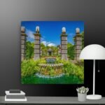 The Temple canvas