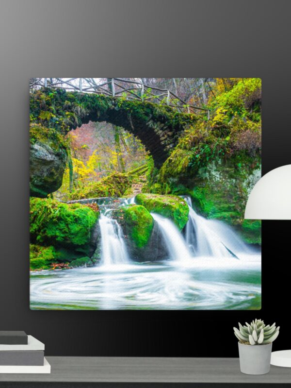 Waterfall canvas - 12×12