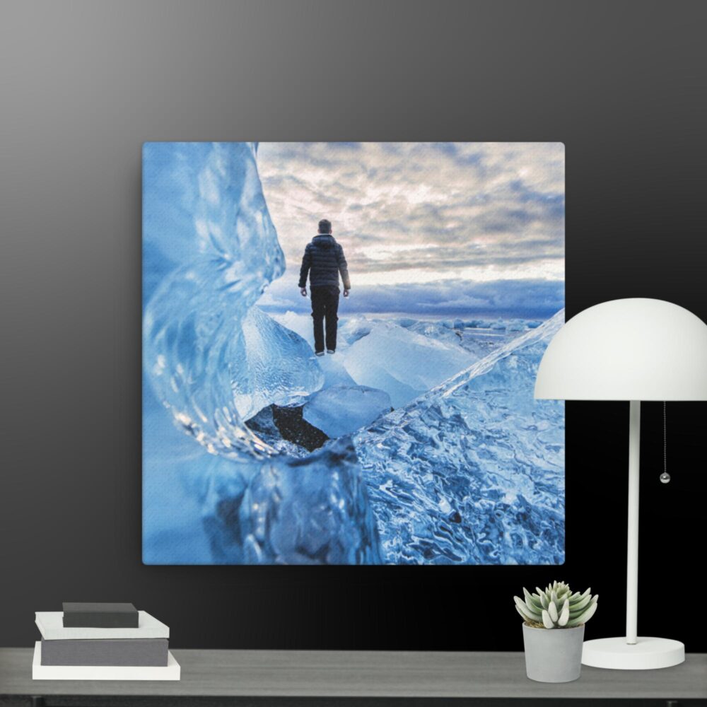 The icebergs canvas