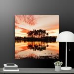 Orange Skies canvas