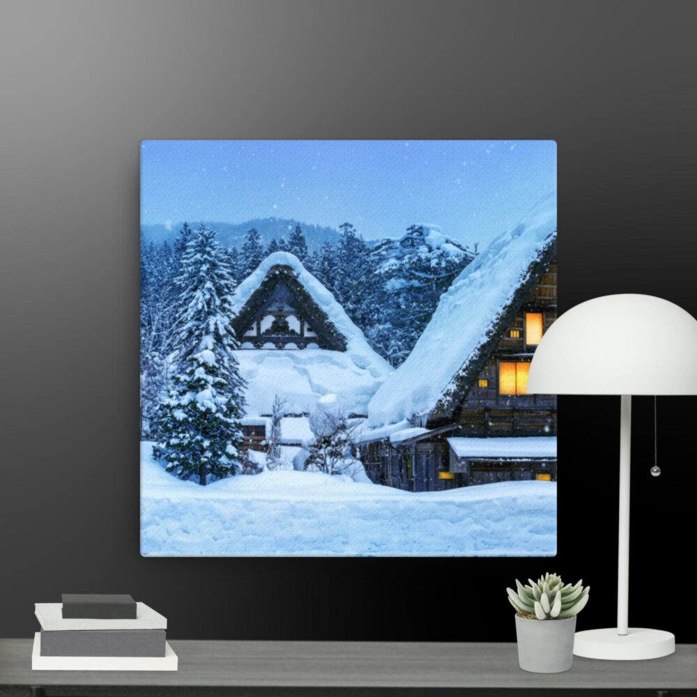 Snow Scene canvas