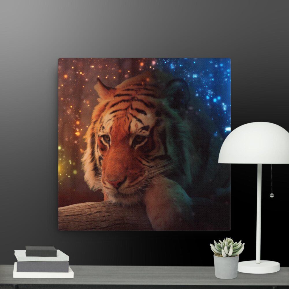 Bed time Tiger canvas
