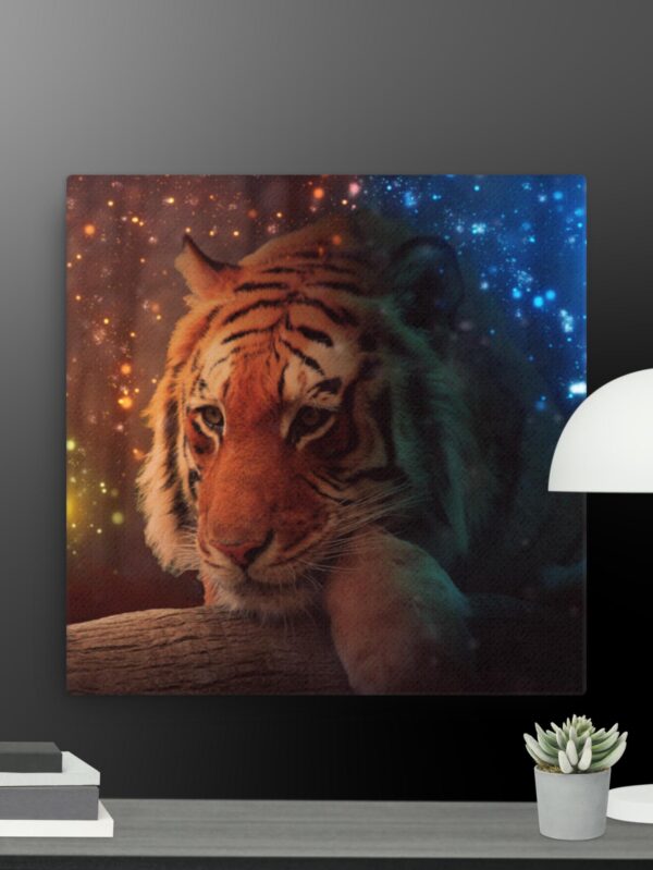 Bed time Tiger canvas - 12×12
