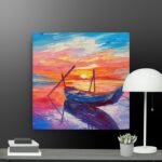 Stranded boat canvas