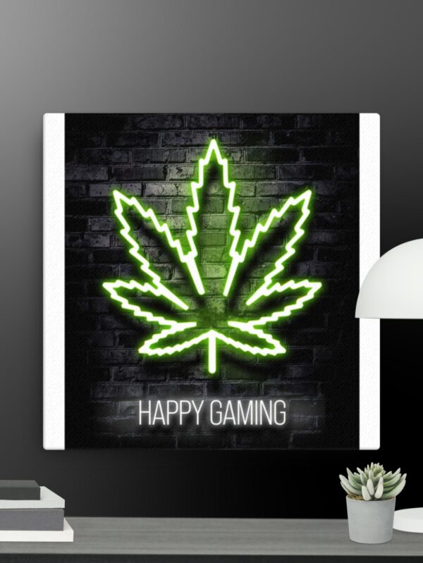Happy Gaming canvas - 12×12