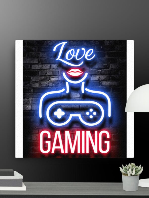 Love Gaming canvas - 12×12